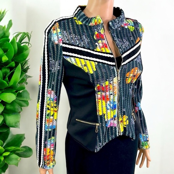 IToo Fashion Floral Mesh Blazer - Picture 2 of 14